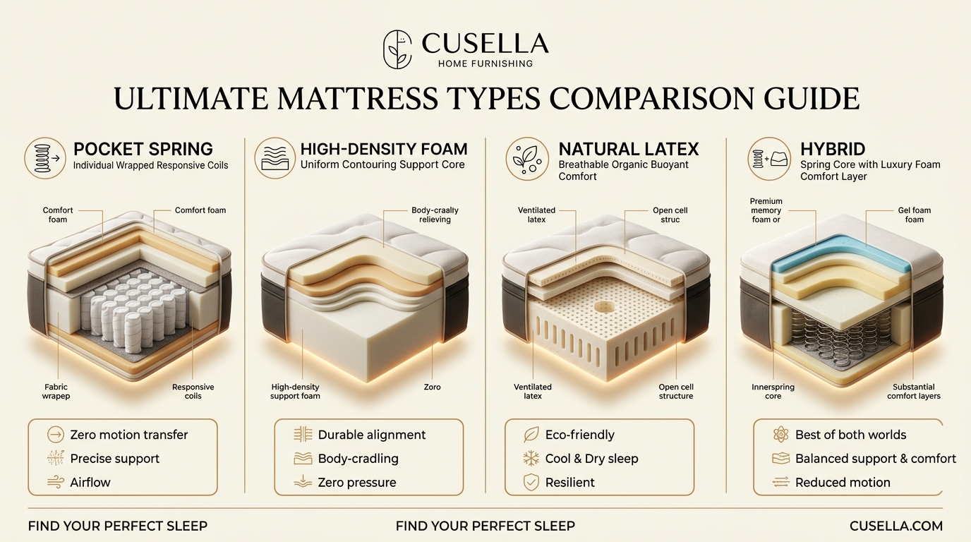 Mattress Types Comparison Guide